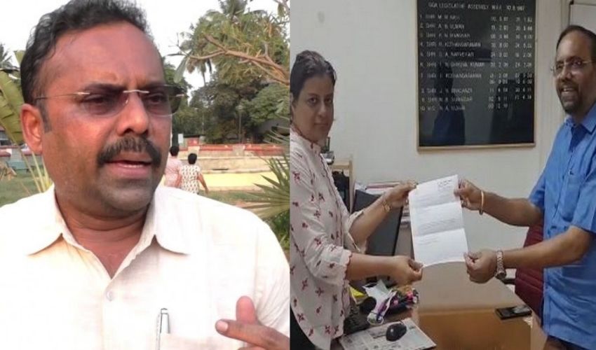 Goa Election : గోవా ఎన్నికల వేళ బీజేపీకి షాక్..ఎమ్మెల్యే రాజీనామా Goa Election : గోవా ఎన్నికల వేళ బీజేపీకి షాక్..ఎమ్మెల్యే రాజీనామా