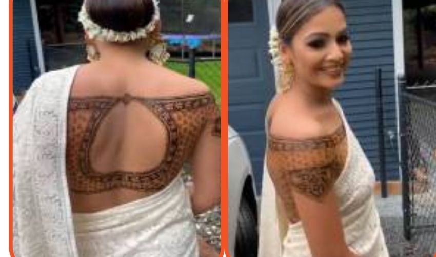 Henna Blouse : నయా ట్రెండ్, మెహందీ బ్లౌజ్..వీడియో వైరల్ Henna Blouse : నయా ట్రెండ్, మెహందీ బ్లౌజ్..వీడియో వైరల్