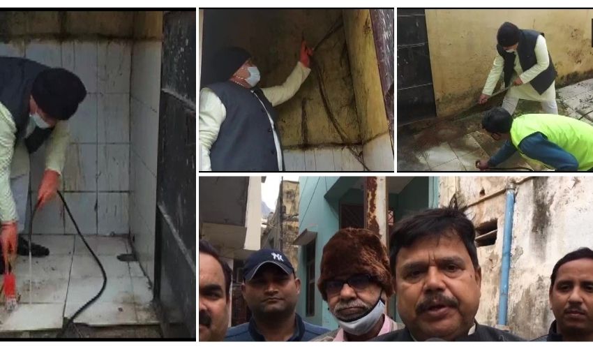 Madhya Pradesh : విద్యార్థిని ఫిర్యాదు.. టాయిలెట్లు కడిగిన మంత్రి Madhya Pradesh : విద్యార్థిని ఫిర్యాదు.. టాయిలెట్లు కడిగిన మంత్రి