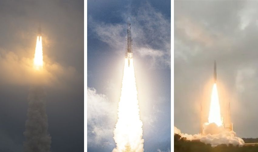 NASA : విశ్వం పుట్టుక తెలుస్తుందా ?..నింగిలోకి జేమ్స్ వెబ్ టెలిస్కోప్ NASA : విశ్వం పుట్టుక తెలుస్తుందా ?..నింగిలోకి జేమ్స్ వెబ్ టెలిస్కోప్