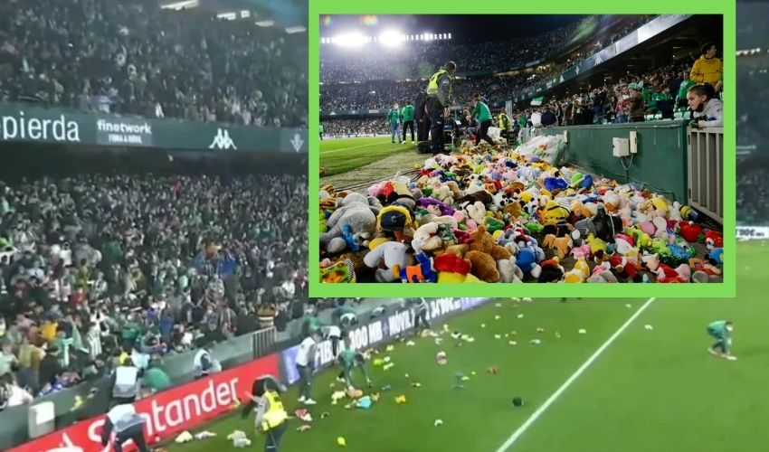 Toys Rain in Football Stadium: ఫుట్బాల్ స్టేడియంలో బొమ్మల వర్షం..ఎందుకో తెలిస్తే హ్యాట్సాఫ్ అంటారు Toys Rain in Football Stadium: ఫుట్బాల్ స్టేడియంలో బొమ్మల వర్షం..ఎందుకో తెలిస్తే హ్యాట్సాఫ్ అంటారు