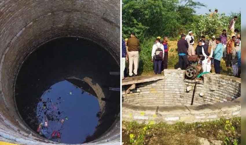 Woman Jumps Into Well