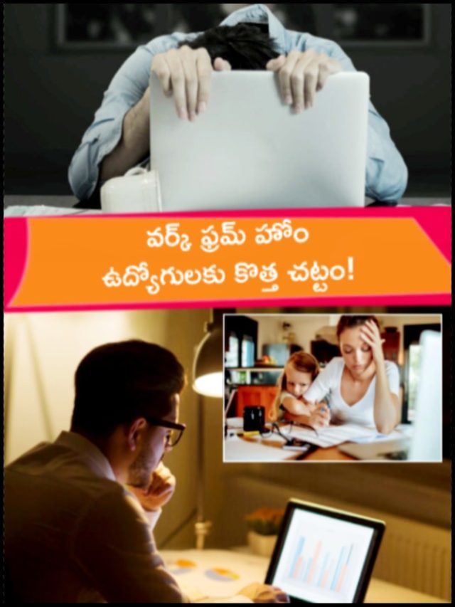 >వర్క్ ఫ్రమ్ హోం ఉద్యోగులకు కొత్త చట్టం!