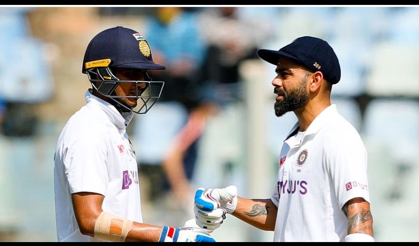 Ind Vs NZ : కివీస్ టార్గెట్ 540 పరుగులు…చెలరేగిన అక్షర్ పటేల్ Ind Vs NZ : కివీస్ టార్గెట్ 540 పరుగులు…చెలరేగిన అక్షర్ పటేల్