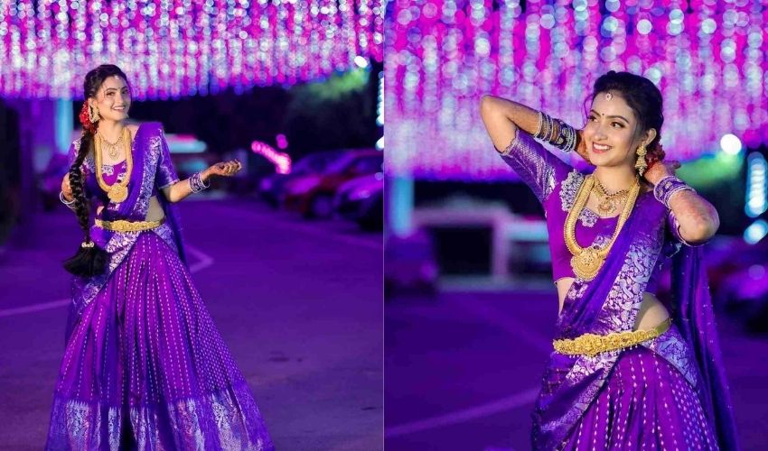 Deepika Pilli : హాఫ్ శారీలో మెరిసిపోతున్న దీపిక..