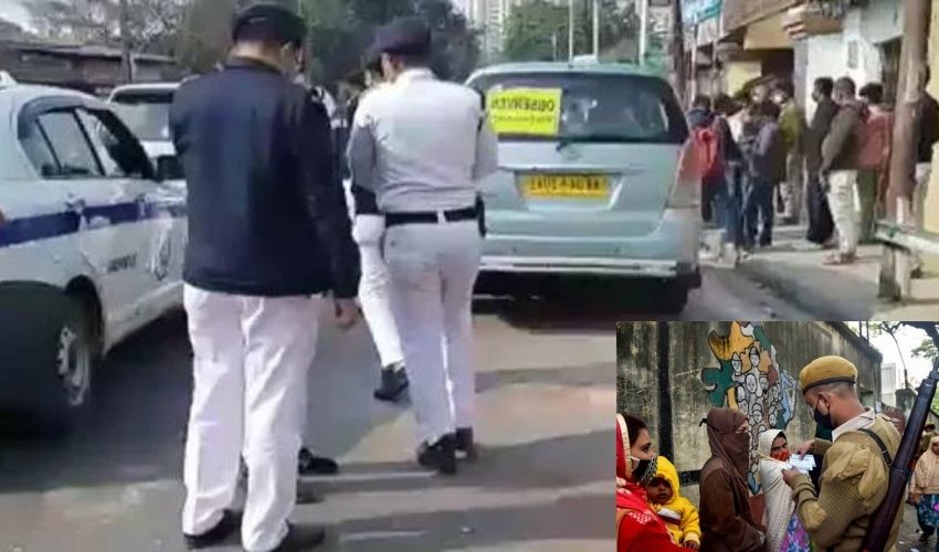 KMC Polls 2021 : నాటు బాంబులతో దాడి..హింసాత్మకంగా కోల్కతా మున్సిపల్ ఎన్నికలు KMC Polls 2021 : నాటు బాంబులతో దాడి..హింసాత్మకంగా కోల్కతా మున్సిపల్ ఎన్నికలు