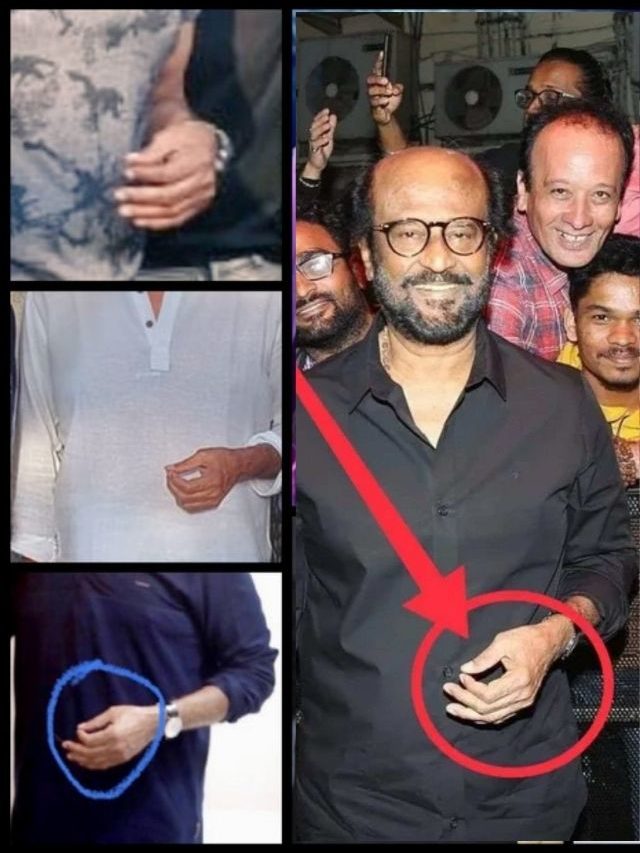 >రజనీకాంత్ చేతిని ఇలా పెట్టడం వెనక ఇంత పెద్ద కథ ఉందా?