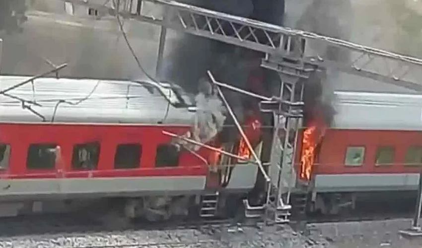 Ap Express Train Caught Fire