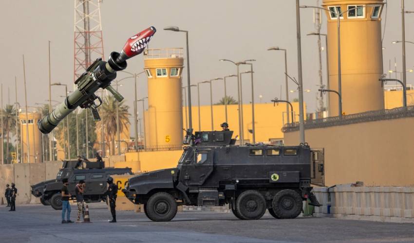 Iraq : అమెరికా రాయబార కార్యాలయంపై రాకెట్ దాడి Iraq : అమెరికా రాయబార కార్యాలయంపై రాకెట్ దాడి