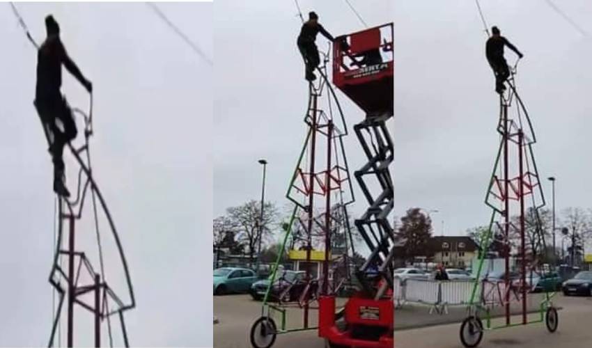 World's Tallest Rideable Cycle Guinness World Record