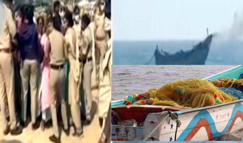 Clashes Between Fishermen Groups In Visakha