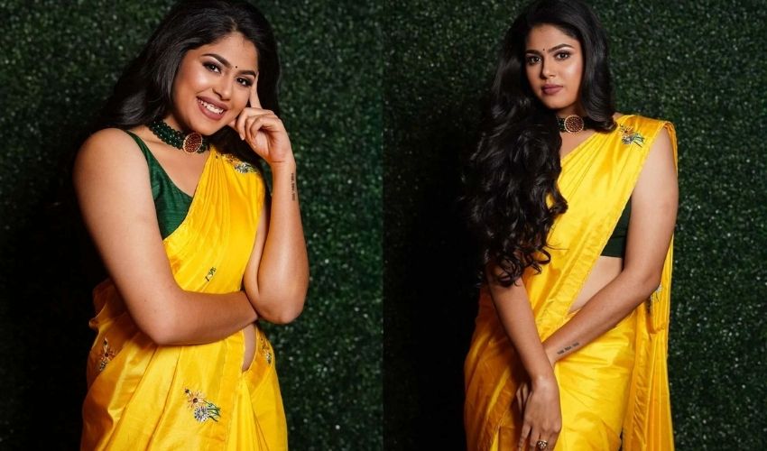 Faria Abdullah : పసుపు వర్ణం చీరలో తళుక్కుమన్న ఫరియా