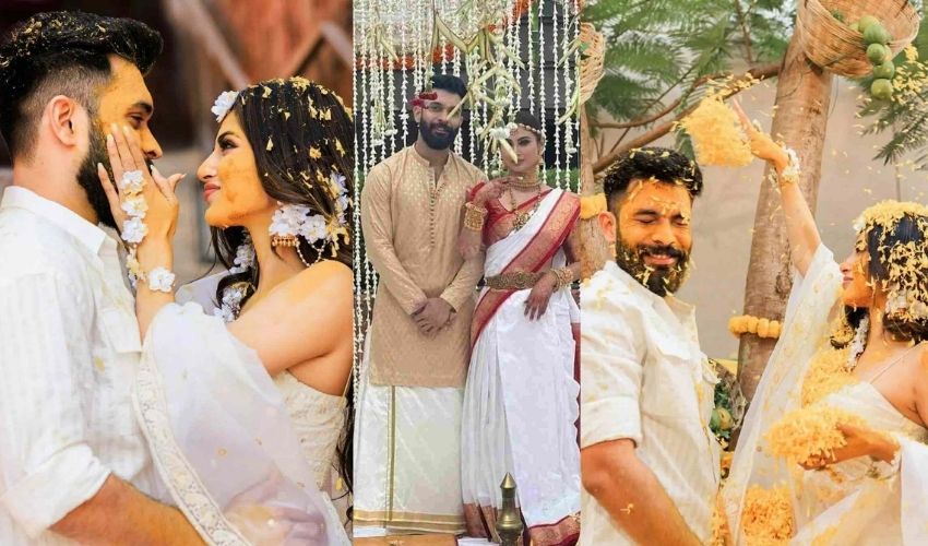 Mouni Roy Wedding Pics : గోవాలో ప్రియుడ్ని పెళ్లి చేసుకున్న నాగిని బ్యూటీ
