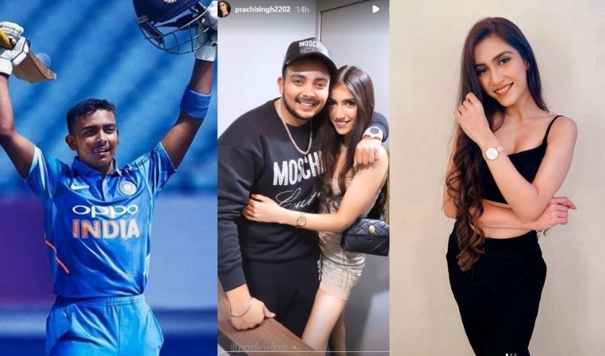 Prachi Singh Prithvi Shaw