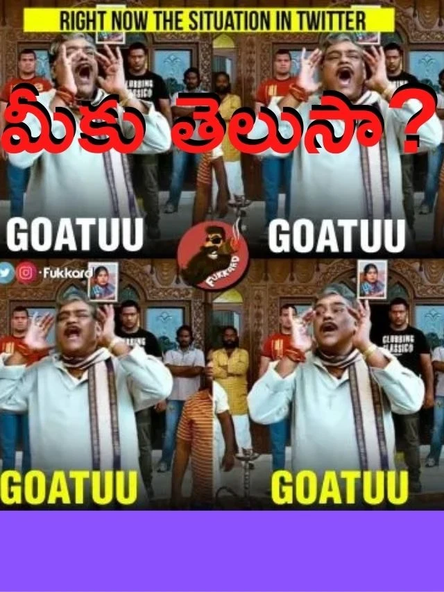 >ట్విటర్ ట్రెండ్ పదం G.O.A.T. అర్థం ఇదే