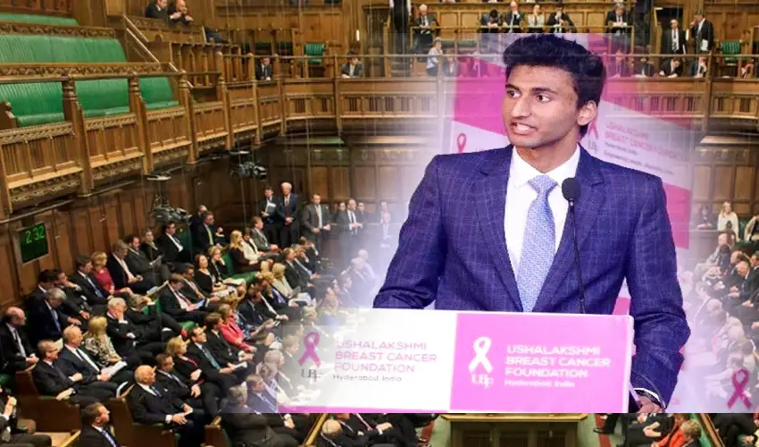 Hyderabad Youngster Sai Ram Pillarisetti In Uk Parliament