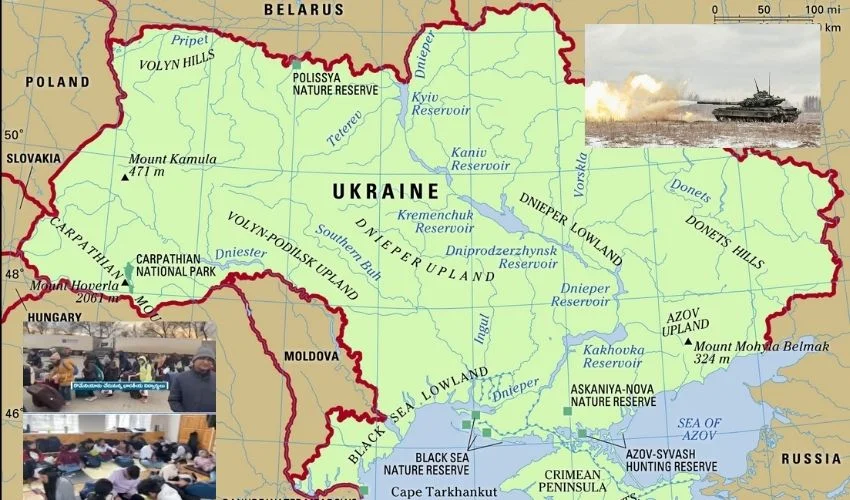 Indians Ukraine : యుక్రెయిన్లో భారతీయులకు విదేశాంగ శాఖ కొత్త మార్గదర్శకాలు Indians Ukraine : యుక్రెయిన్లో భారతీయులకు విదేశాంగ శాఖ కొత్త మార్గదర్శకాలు