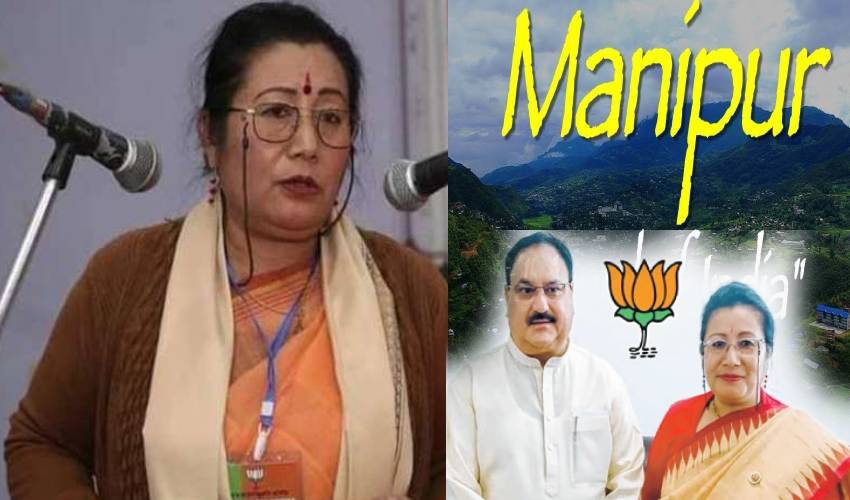 Manipur Bjp President Sharada Devi Political Profile