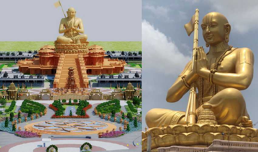 Statue Of Equality : భద్రపీఠికపై కొలువుదీరిన భగవద్ రామానుజులు Statue Of Equality : భద్రపీఠికపై కొలువుదీరిన భగవద్ రామానుజులు