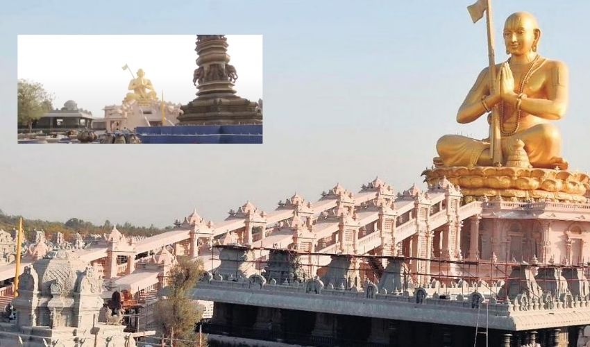 Muchintal : రేపే 108 ఉత్సవ మూర్తులకు ఒకేసారి శాంతి కళ్యాణం.. చరిత్రలో నిలిచిపోయే అద్భుత ఘట్టం Muchintal : రేపే 108 ఉత్సవ మూర్తులకు ఒకేసారి శాంతి కళ్యాణం.. చరిత్రలో నిలిచిపోయే అద్భుత ఘట్టం
