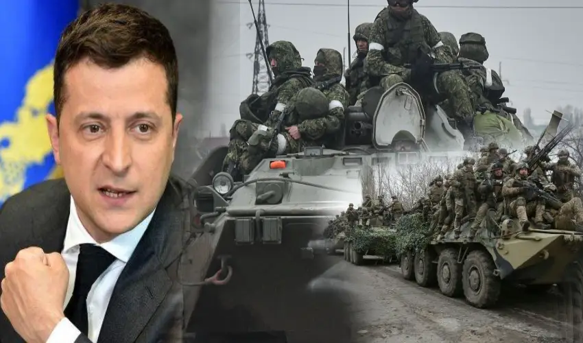 Ukraine President Zelensky Warns Russia Army