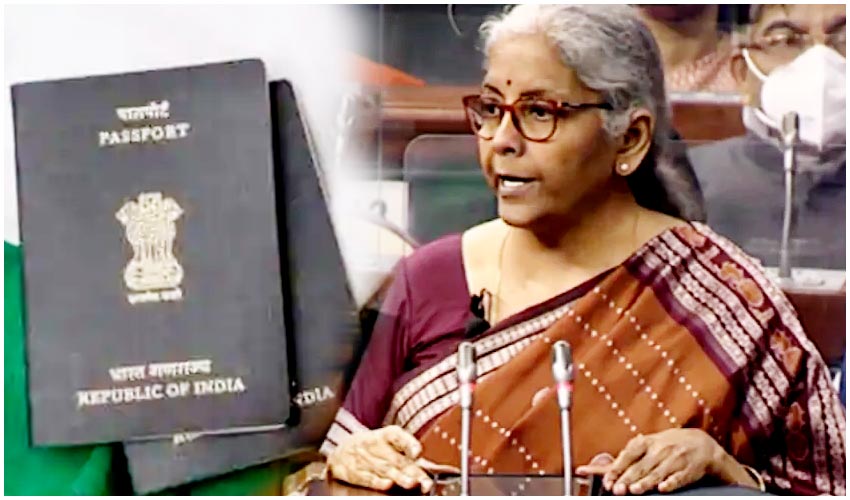 Union Budget 2022 : అన్ని రాష్ట్రాల్లో ఈ-పాస్పోర్టుల విధానం : మంత్రి నిర్మల Union Budget 2022 : అన్ని రాష్ట్రాల్లో ఈ-పాస్పోర్టుల విధానం : మంత్రి నిర్మల