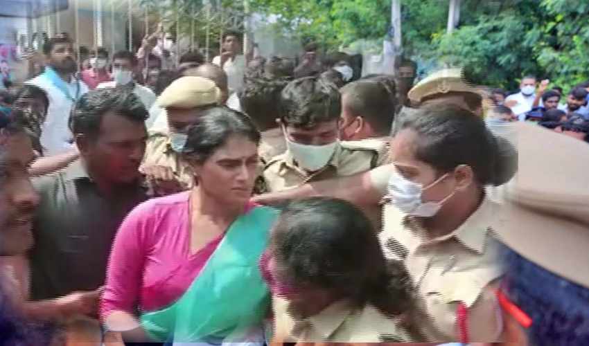 Ys Sharmila Arrest