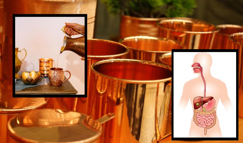 Copper : రాగి చెంబులో నీరు తాగితే జీర్ణ వ్యవస్ధ మెరుగవుతుందా? Copper : రాగి చెంబులో నీరు తాగితే జీర్ణ వ్యవస్ధ మెరుగవుతుందా?