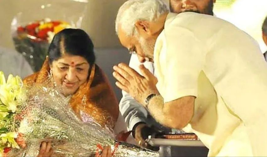 Lata Mangeshkar Pm