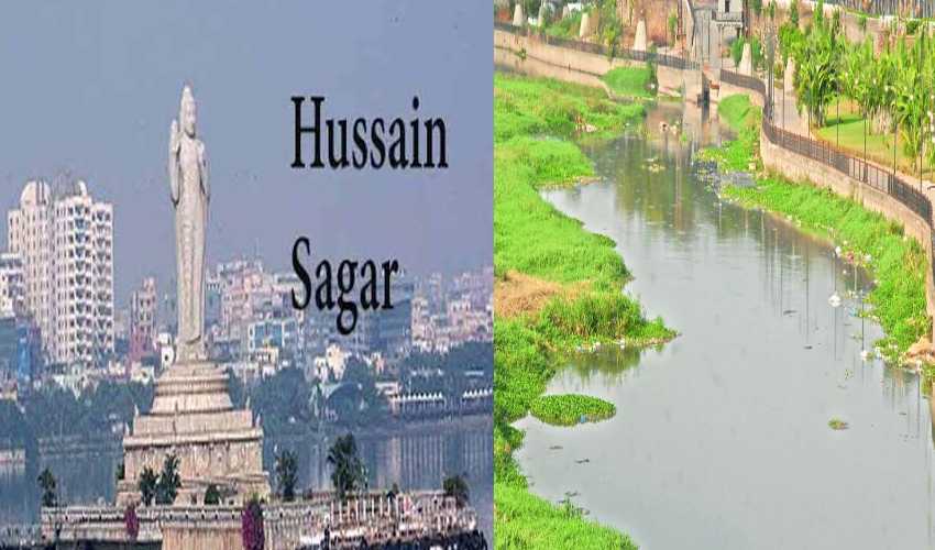Musi River And Hussain Sagar