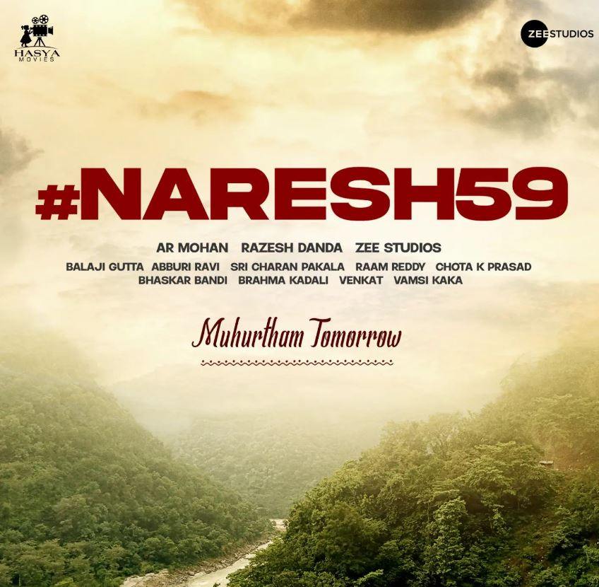 Allari Naresh new movie opening #naresh59