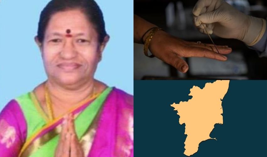 Thanjavur : ఎన్నికల ప్రచారంలో డీఎంకే అభ్యర్థిని అనసూయకు గుండెపోటు Thanjavur : ఎన్నికల ప్రచారంలో డీఎంకే అభ్యర్థిని అనసూయకు గుండెపోటు