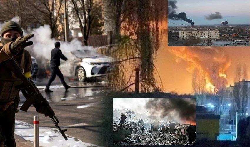 Russia Ukraine War : రష్యా-యుక్రెయిన్ మధ్య ఐదో రోజు భీకర పోరు..కీవ్ నగరం మా ఆధీనంలోనే ఉందన్న యుక్రెయిన్ ఆర్మీ Russia Ukraine War : రష్యా-యుక్రెయిన్ మధ్య ఐదో రోజు భీకర పోరు..కీవ్ నగరం మా ఆధీనంలోనే ఉందన్న యుక్రెయిన్ ఆర్మీ