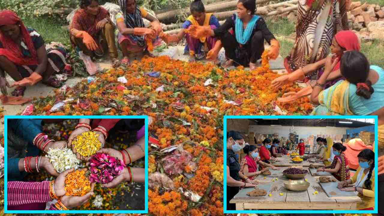 Flowers Waste : పూల వ్యర్ధాలతో విలువ అధారిత వస్తువుల తయారీ Flowers Waste : పూల వ్యర్ధాలతో విలువ అధారిత వస్తువుల తయారీ