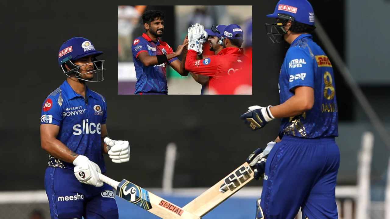 IPL2022 MI Vs DC : ఇషాన్ మెరుపు ఇన్నింగ్స్.. ఢిల్లీ టార్గెట్ 178 IPL2022 MI Vs DC : ఇషాన్ మెరుపు ఇన్నింగ్స్.. ఢిల్లీ టార్గెట్ 178