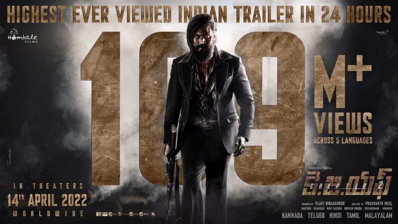 KGF2: ట్రైలర్తో స్పాట్ పెట్టేసిన రాఖీభాయ్.. అంచనాలకు మించి కేజీఎఫ్2! KGF2: ట్రైలర్తో స్పాట్ పెట్టేసిన రాఖీభాయ్.. అంచనాలకు మించి కేజీఎఫ్2!