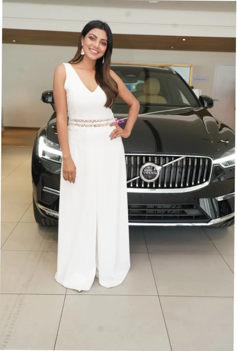 Lahari Shari buys New Car 