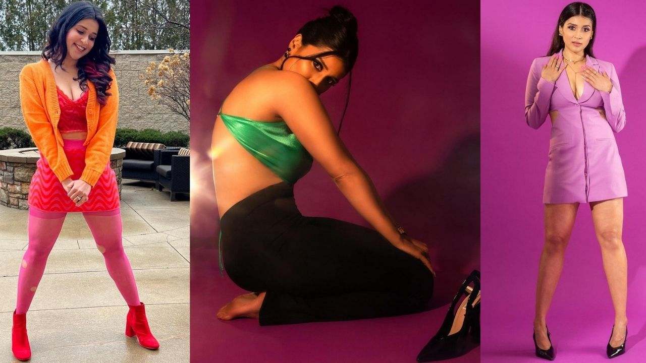 Mannara Chopra: పొట్టి స్కర్ట్‌లో మన్నారా చోప్రా అందచందాలు!