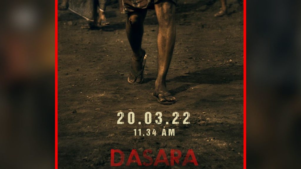 Nani Dasara Movie First Look Glimpse Release Date Locked