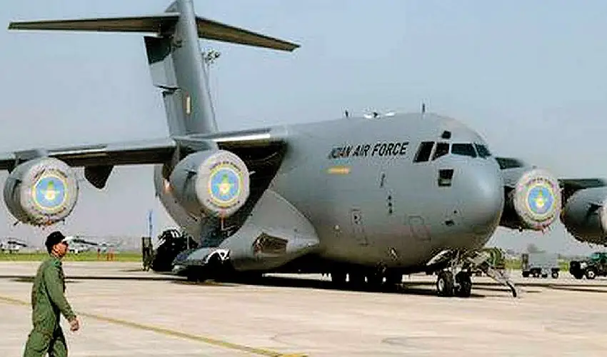 Russia Ukraine Crisis : రంగంలోకి బాహుబలి యుధ్ధవిమానం సీ-17 Russia Ukraine Crisis : రంగంలోకి బాహుబలి యుధ్ధవిమానం సీ-17