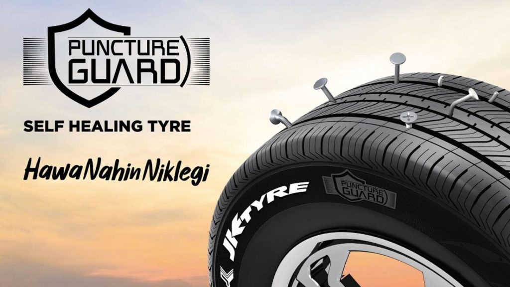 Puncture Guard Tyre Jk Tyre Launches ‘puncture Guard Tyre’ Resists Upto 6mm Wide Punctures