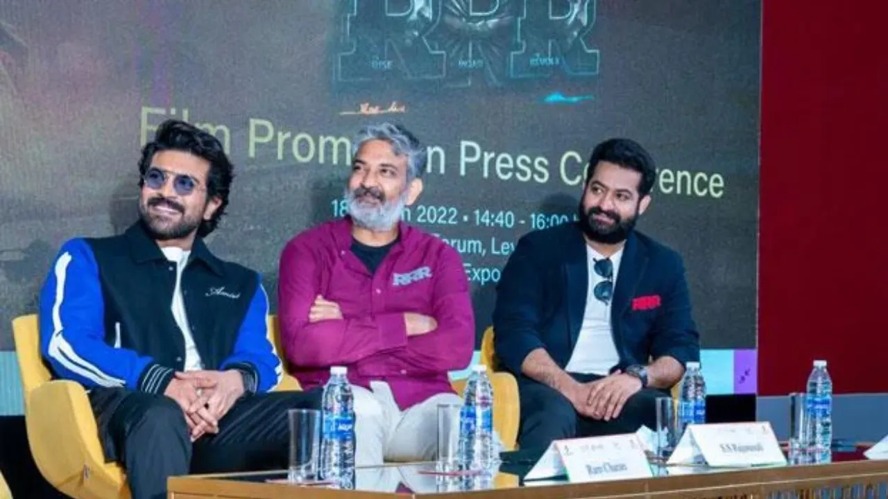 RRR : దుబాయ్‌లో ‘ఆర్ఆర్ఆర్’ టీం సందడి