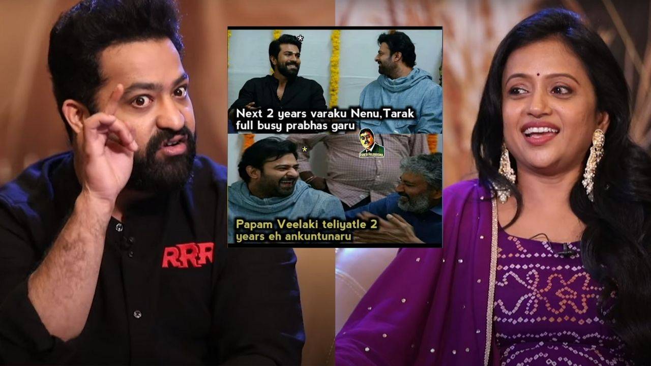 RRR: ఏళ్లకు ఏళ్ళు షూటింగ్.. జక్కన్నను ఓ ఆట ఆడేసుకున్న సుమ-తారక్ RRR: ఏళ్లకు ఏళ్ళు షూటింగ్.. జక్కన్నను ఓ ఆట ఆడేసుకున్న సుమ-తారక్