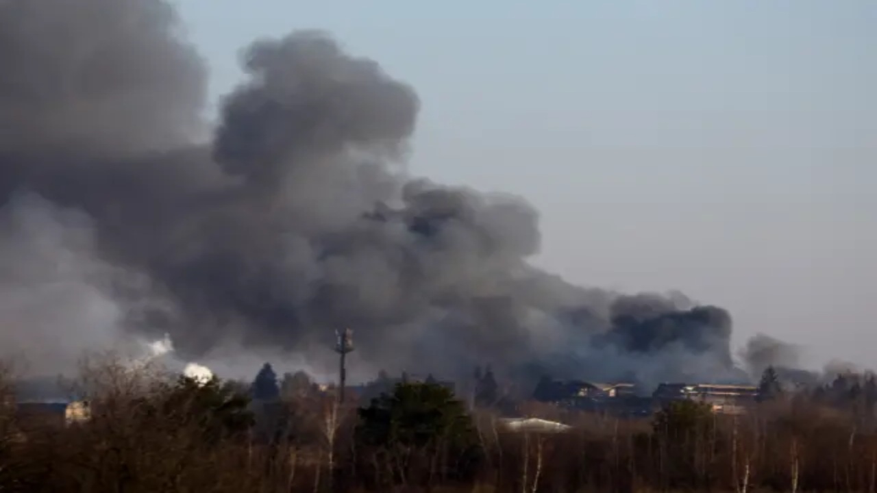 Russian Missiles Destroy Aircraft Repair Plant In Ukraine Lviv Mayor (1)