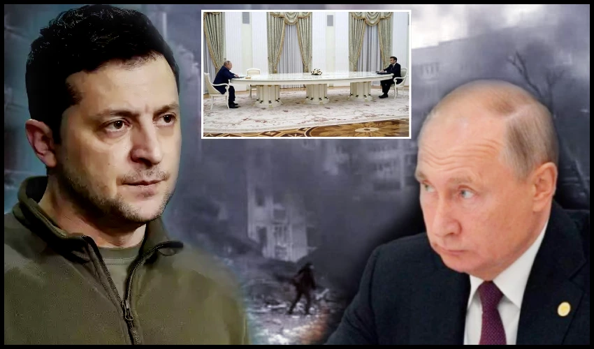 Volodymyr Zelensky : నాతో కూర్చోండి.. నేరుగా చర్చించుకుందాం.. నిన్నేమి చేయనులే.. పుతిన్కు జెలెన్స్కీ చురకలు Volodymyr Zelensky : నాతో కూర్చోండి.. నేరుగా చర్చించుకుందాం.. నిన్నేమి చేయనులే.. పుతిన్కు జెలెన్స్కీ చురకలు