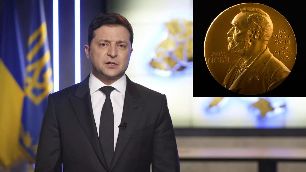Nobel for Ukraine President: నోబెల్ శాంతి బహుమతికి యుక్రెయిన్ అధ్యక్షుడు జెలెన్స్కీ పేరు ప్రతిపాదన Nobel for Ukraine President: నోబెల్ శాంతి బహుమతికి యుక్రెయిన్ అధ్యక్షుడు జెలెన్స్కీ పేరు ప్రతిపాదన