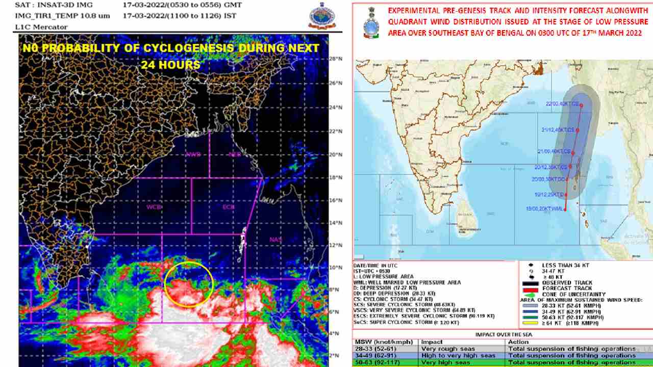 Cyclone Asani 2022: బంగాళాఖాతంలో తుపాను హెచ్చరిక: అప్రమత్తమైన కేంద్రం Cyclone Asani 2022: బంగాళాఖాతంలో తుపాను హెచ్చరిక: అప్రమత్తమైన కేంద్రం