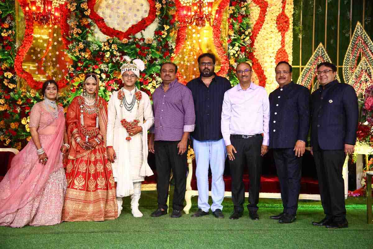 Celebrities At Aditya Music Owner Umesh Gupta Son Manyan Gupta Marriage10