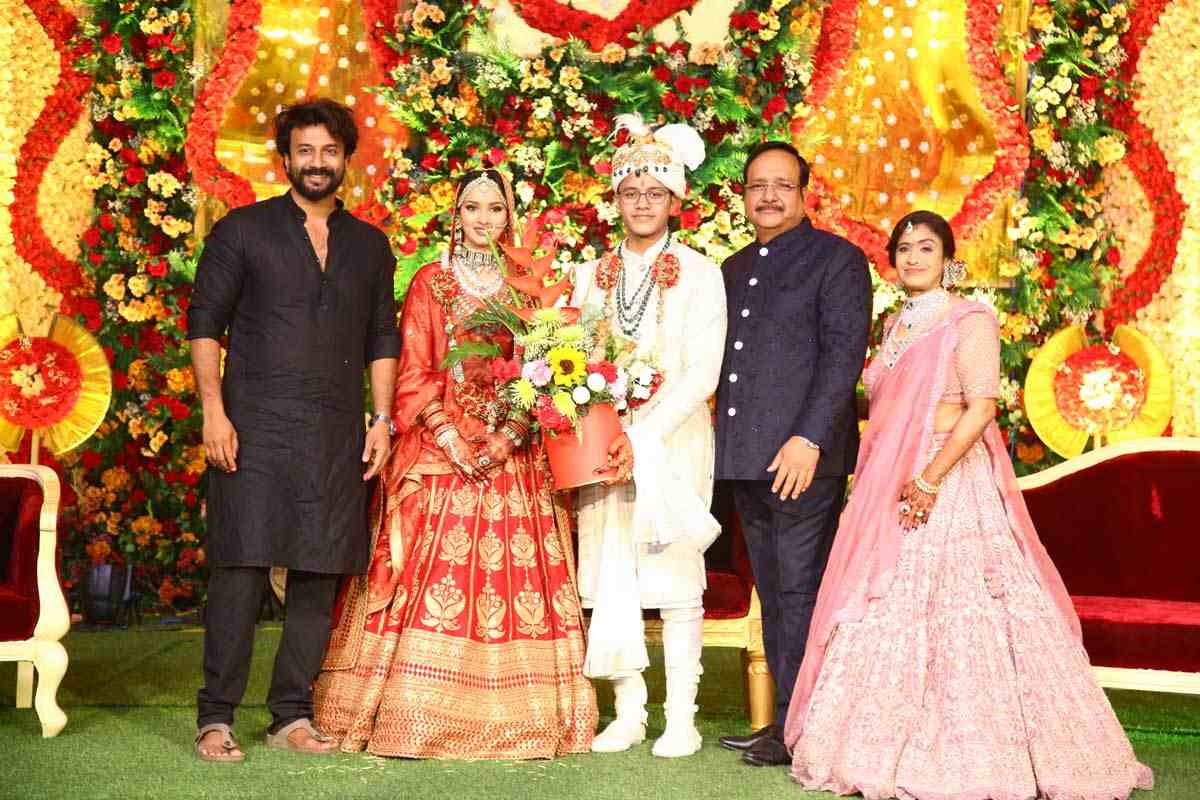 Celebrities At Aditya Music Owner Umesh Gupta Son Manyan Gupta Marriage14