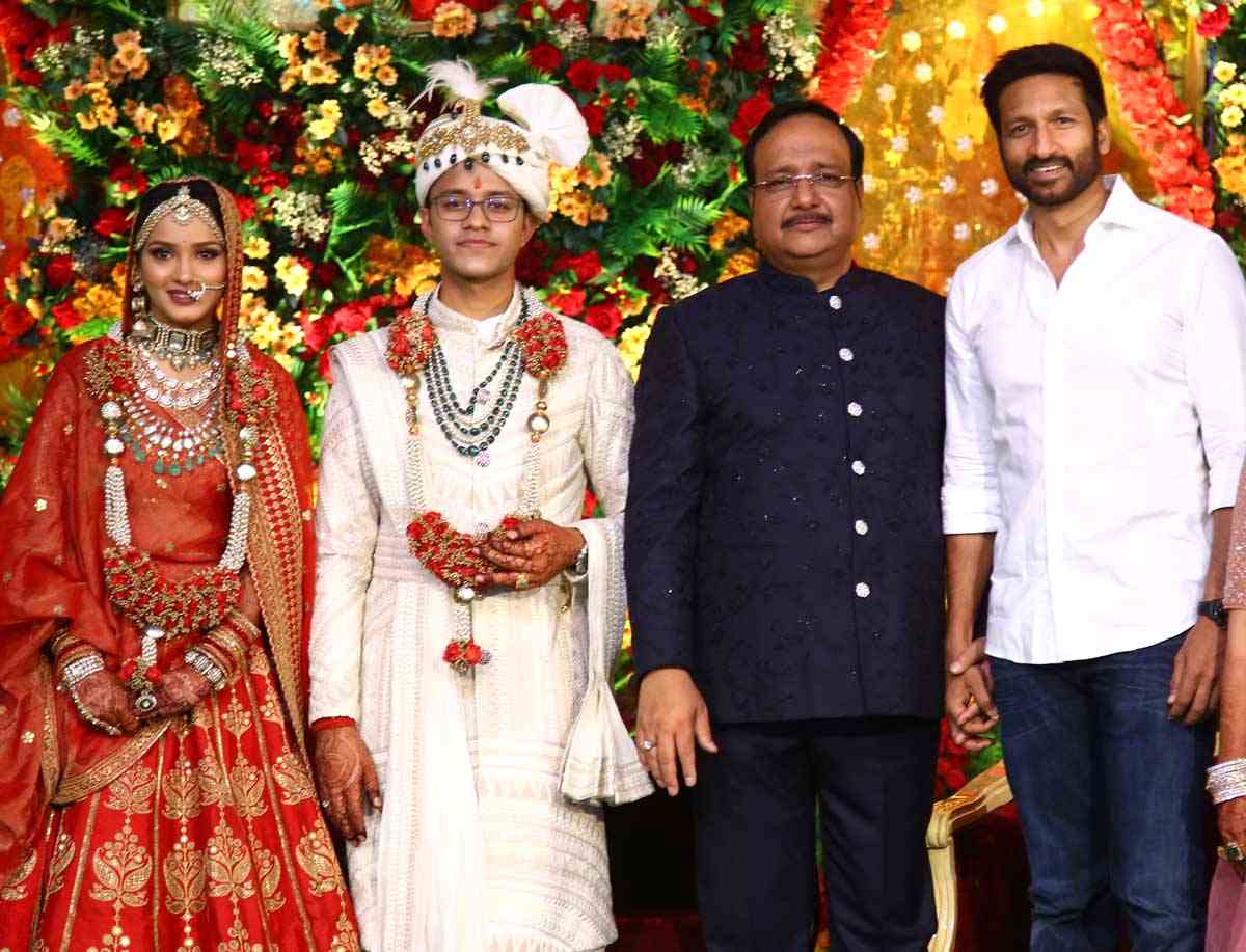 Celebrities At Aditya Music Owner Umesh Gupta Son Manyan Gupta Marriage21